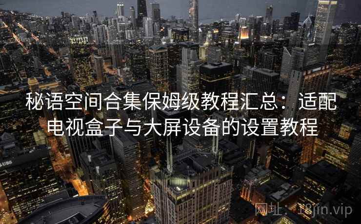 秘语空间合集保姆级教程汇总:适配电视盒子与大屏设备的设置教程 秘语空间合集保姆级教程汇总:适配电视盒子与大屏设备的设置教程