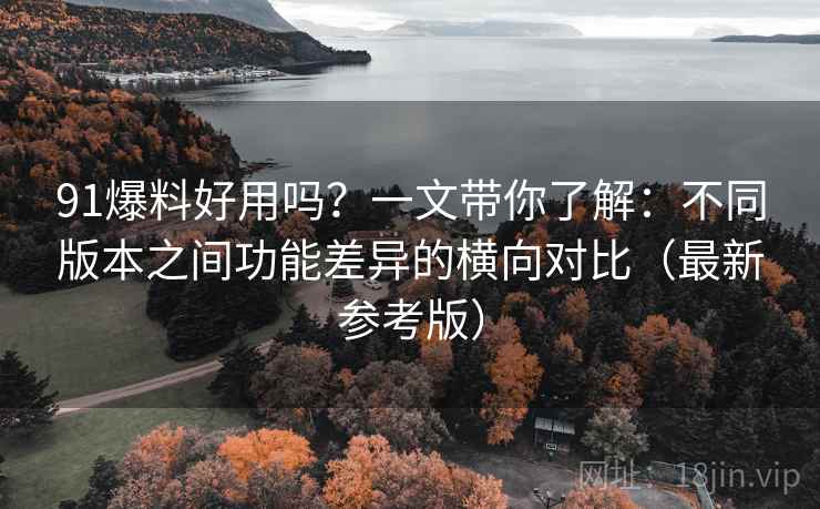 91爆料好用吗？一文带你了解：不同版本之间功能差异的横向对比（最新参考版）