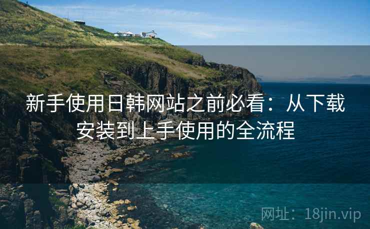 新手使用日韩网站之前必看：从下载安装到上手使用的全流程