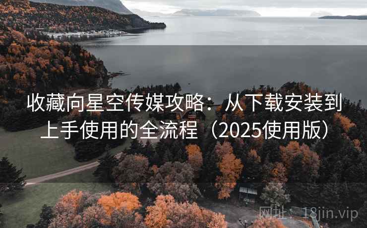 收藏向星空传媒攻略：从下载安装到上手使用的全流程（2025使用版）