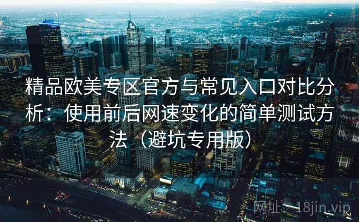 精品欧美专区官方与常见入口对比分析：使用前后网速变化的简单测试方法（避坑专用版）